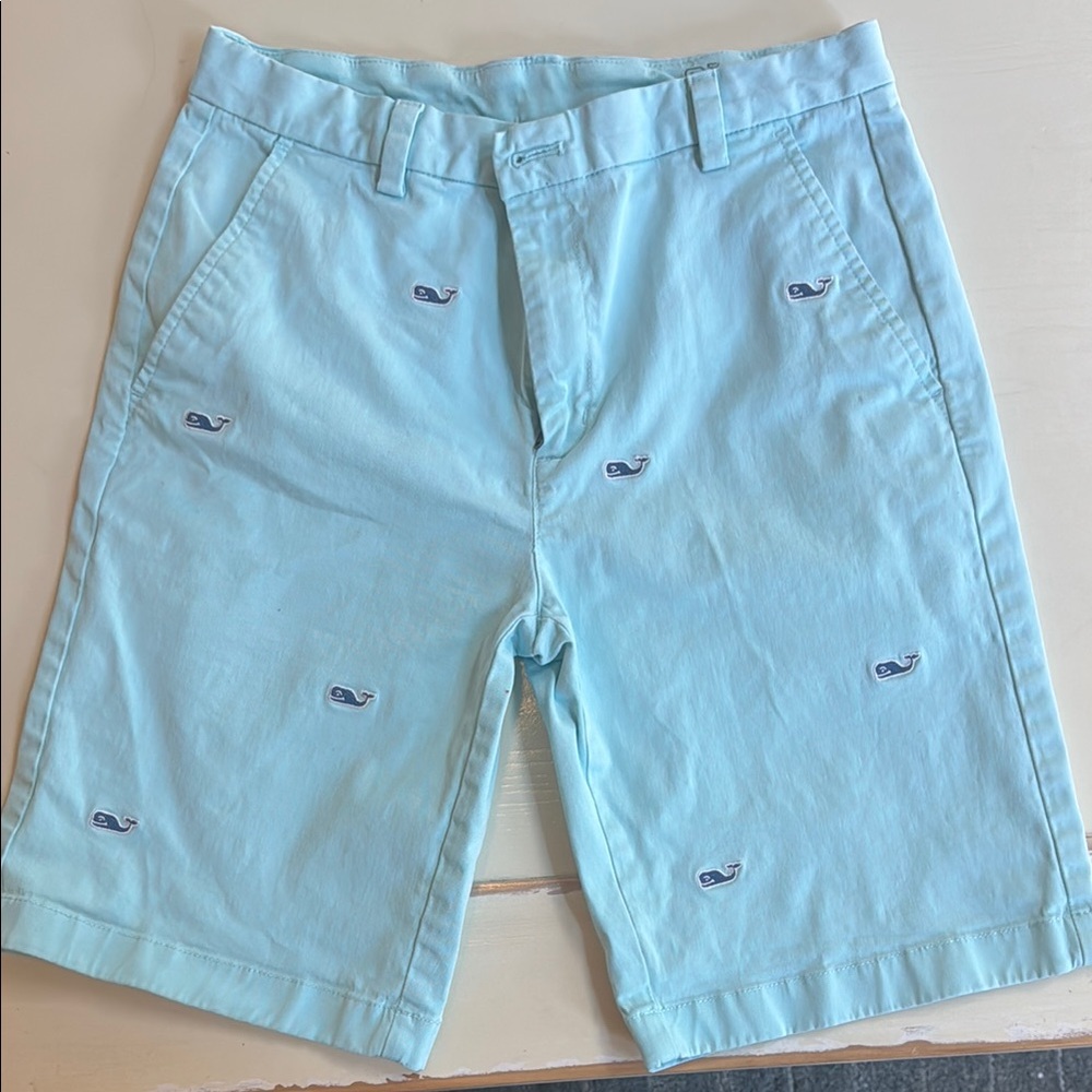 Vineyard Vines Blue Flat Front Shorts